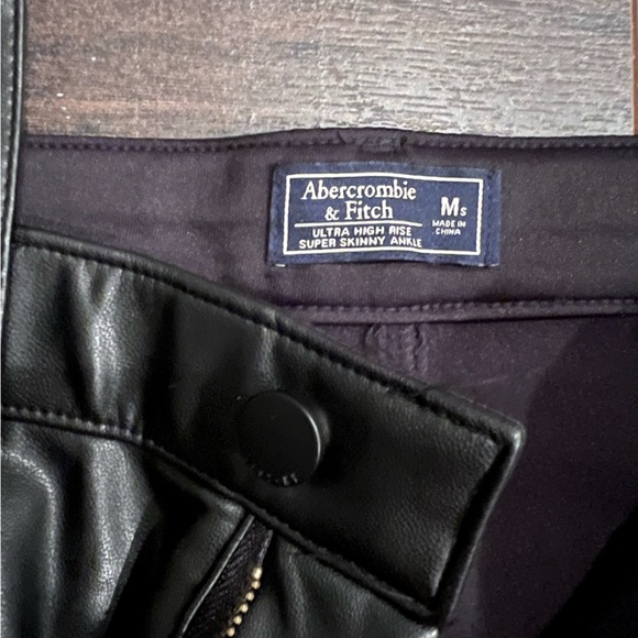 Abercrombie and Fitch leather pants - Picture 2 of 2